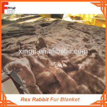 Good Price Real Fur Rex Rabbit Fur Throw